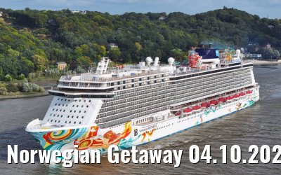 Norwegian Getaway 04.10.2023 near Blankenese