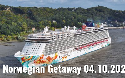Norwegian Getaway 04.10.2023 near Blankenese