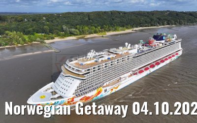 Norwegian Getaway 04.10.2023 Wittenbergen Elbe
