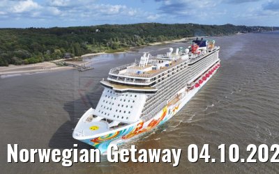 Norwegian Getaway 04.10.2023 Wittenbergen Elbe