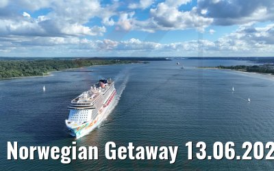 Norwegian Getaway 13.06.2022 Kieler Förde