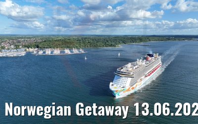 Norwegian Getaway 13.06.2022 Kieler Förde