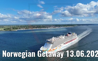 Norwegian Getaway 13.06.2022 Kieler Förde