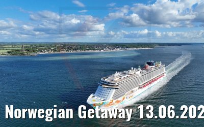Norwegian Getaway 13.06.2022 Kieler Förde