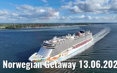 Norwegian Getaway 13.06.2022 Kieler Förde