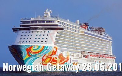 Norwegian Getaway 26.05.2017 arriving Warnemünde