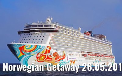 Norwegian Getaway 26.05.2017 arriving Warnemünde