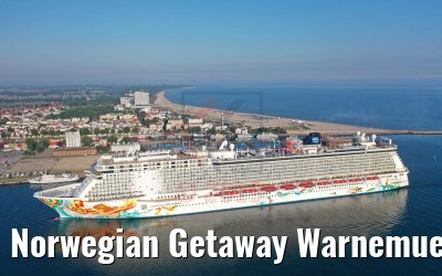 Norwegian Getaway Warnemuende beach and city 17.06.2019