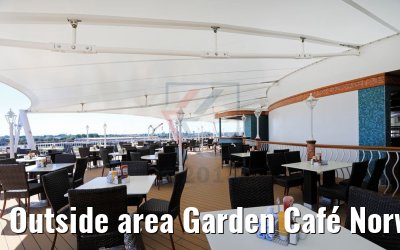 Outside area Garden Café Norwegian Jade 01.07.2018