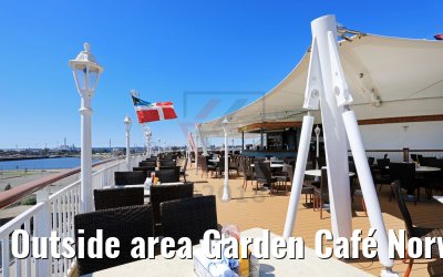 Outside area Garden Café Norwegian Jade 01.07.2018
