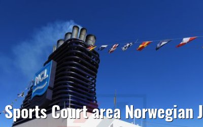 Sports Court area Norwegian Jade 01.07.2018