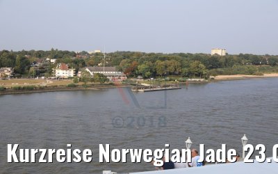 Kurzreise Norwegian Jade 23.08.2018 Abfahrt Hamburg