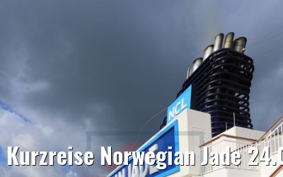 Kurzreise Norwegian Jade 24.08.2018 day at sea