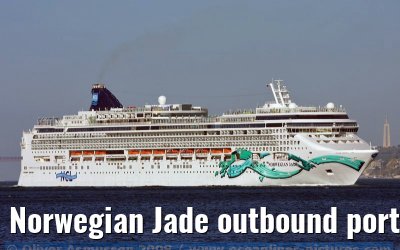 Norwegian Jade outbound port of Lisboa, 24. June 2008