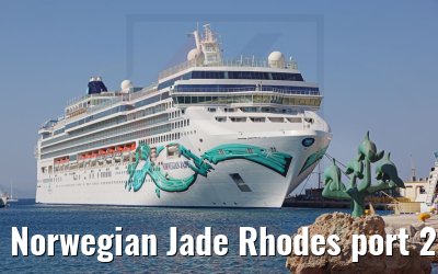 Norwegian Jade Rhodes port 22.07.2022