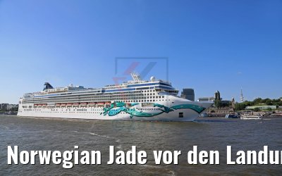 Norwegian Jade vor den Landungsbrücken Hamburg 04.06.2017