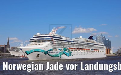 Norwegian Jade vor Landungsbrücken Hamburg 04.06.2017