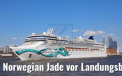 Norwegian Jade vor Landungsbrücken Hamburg 04.06.2017