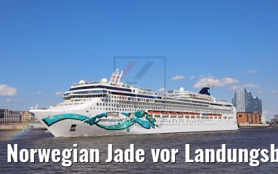 Norwegian Jade vor Landungsbrücken Hamburg 04.06.2017