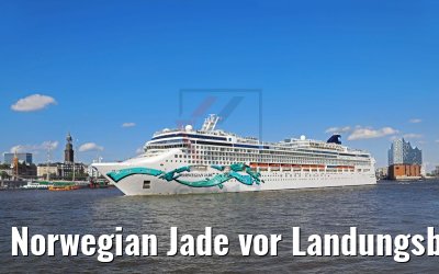 Norwegian Jade vor Landungsbrücken Hamburg 04.06.2017