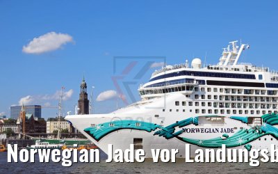 Norwegian Jade vor Landungsbrücken Hamburg 04.06.2017