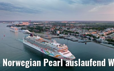 Norwegian Pearl auslaufend Warnemünde 27.05.2019