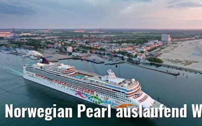 Norwegian Pearl auslaufend Warnemünde 27.05.2019