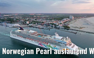 Norwegian Pearl auslaufend Warnemünde 27.05.2019