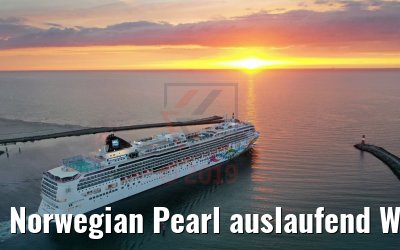 Norwegian Pearl auslaufend Warnemünde 27.05.2019