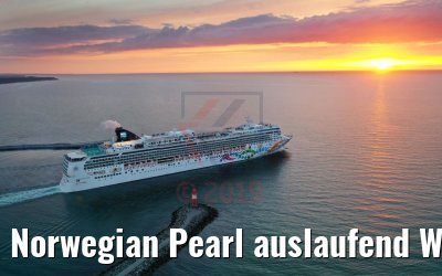 Norwegian Pearl auslaufend Warnemünde 27.05.2019