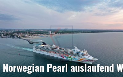 Norwegian Pearl auslaufend Warnemünde 27.05.2019