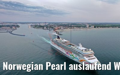 Norwegian Pearl auslaufend Warnemünde 27.05.2019