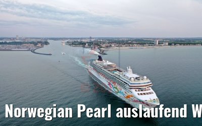 Norwegian Pearl auslaufend Warnemünde 27.05.2019