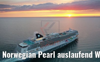Norwegian Pearl auslaufend Warnemünde 27.05.2019