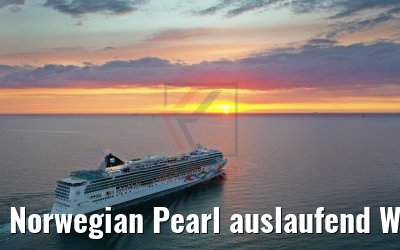 Norwegian Pearl auslaufend Warnemünde 27.05.2019