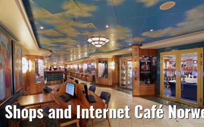 Shops and Internet Café Norwegian Sky