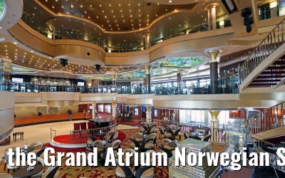 the Grand Atrium Norwegian Star