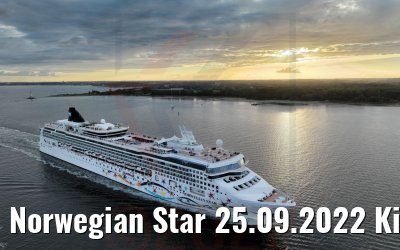Norwegian Star 25.09.2022 Kieler Förde