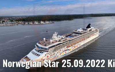 Norwegian Star 25.09.2022 Kieler Förde