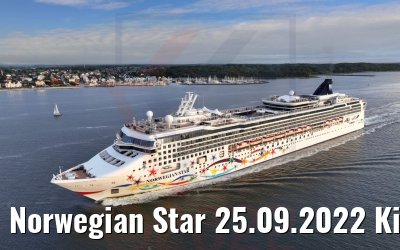 Norwegian Star 25.09.2022 Kieler Förde