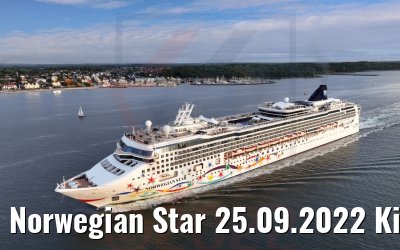 Norwegian Star 25.09.2022 Kieler Förde