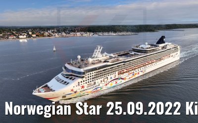 Norwegian Star 25.09.2022 Kieler Förde