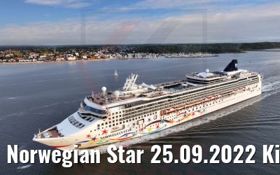 Norwegian Star 25.09.2022 Kieler Förde