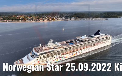 Norwegian Star 25.09.2022 Kieler Förde