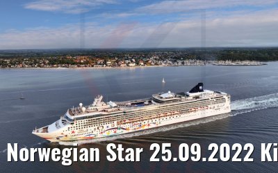 Norwegian Star 25.09.2022 Kieler Förde