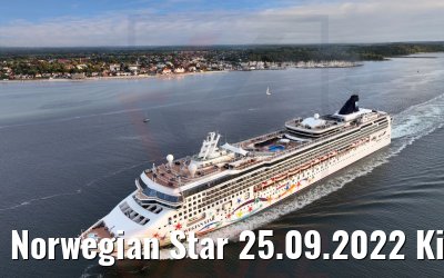 Norwegian Star 25.09.2022 Kieler Förde