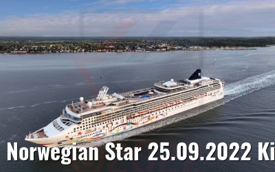 Norwegian Star 25.09.2022 Kieler Förde