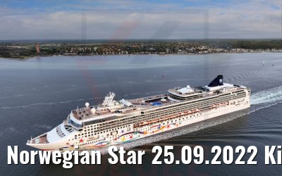 Norwegian Star 25.09.2022 Kieler Förde