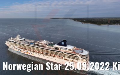 Norwegian Star 25.09.2022 Kieler Förde