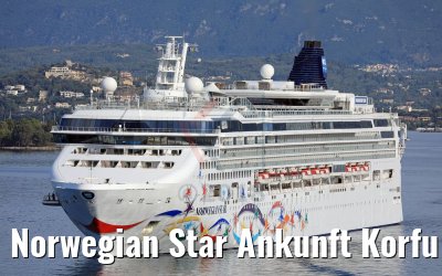 Norwegian Star Ankunft Korfu 24.07.2018